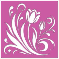 Spring Tulip Whirls