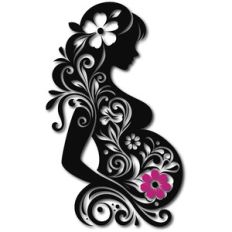 Blossoming Life Silhouette