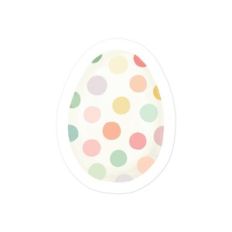 Dotted Easter Egg