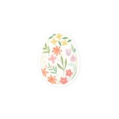 Floral Easter Egg