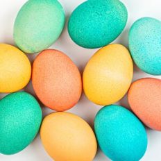 Dyed Easter Egg Background