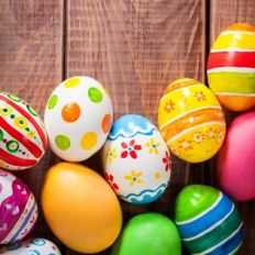 Spring Easter Egg Background