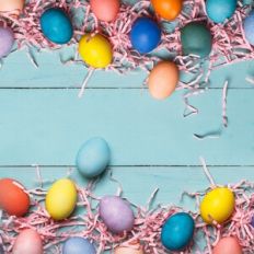 Pastel Easter Egg Background
