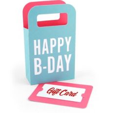 Gift Card Bag Happy Birthday