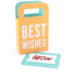 Gift Card Bag Best Wishes