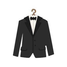 Tuxedo on Hanger