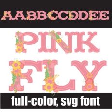 Pinkfly Color Font