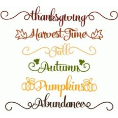 ppbn fall words set