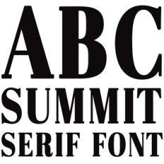 Summit Serif Font