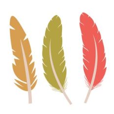 3 feathers