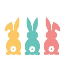 Bunnies with Flower Tails