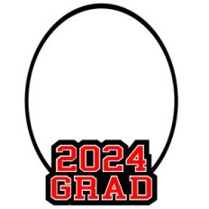 Oval Graduation Fan Design