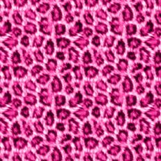 Pink Furry Leopard Print Background Pattern