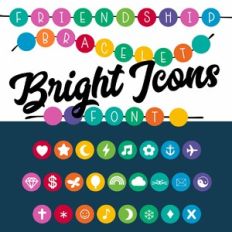 Friendship Bracelet Era Bright Icon Font