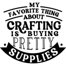 Favorite Thing About Crafting Buying Pretty Supplies