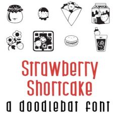 Strawberry Shortcake Doodlebat Font