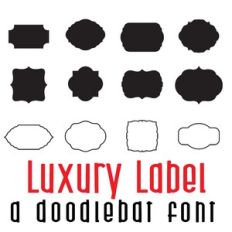 Luxury Label Doodlebat Font