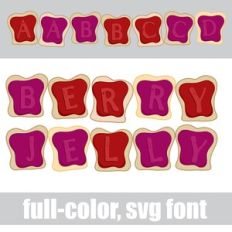 Berry Jelly Color Font