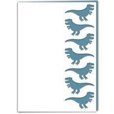 Tyrannosaurus Rex Dinosoar Edged Card