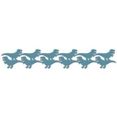 Tyrannosaurus Rex Dinosaur Repeating Border
