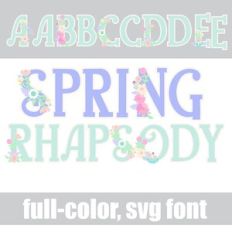 April Rhapsody Color Font