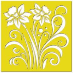 Daffodil Swirl Elegance