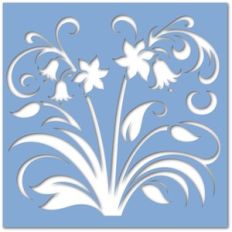 Bellflower Swirl Motif