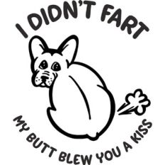 I didn't fart, my butt blew you a kiss