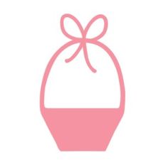 Easter Basket With Bow