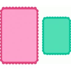 scallop journaling cards 3x4, 4x6