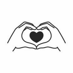 Hand heart
