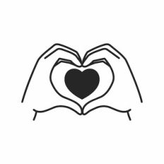 Hand heart