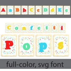 Confetti Pops Color Font