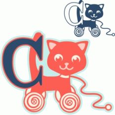 'c' is for cat