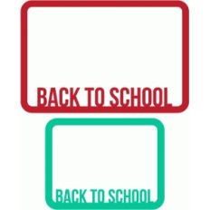 back to school journaling card overlays