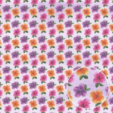 Spring Watercolor Floral Background Pattern