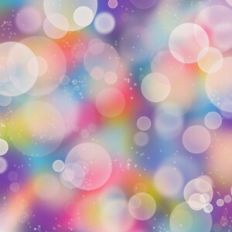 Rainbow Bokeh Background Pattern