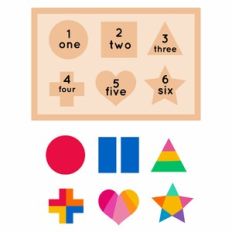 Number and Shape Sorter Board Activity