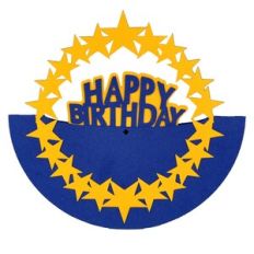 Rocking Happy Birthday Stars Card