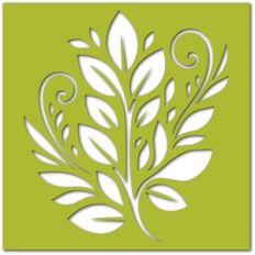 Verdant Swirl Silhouette