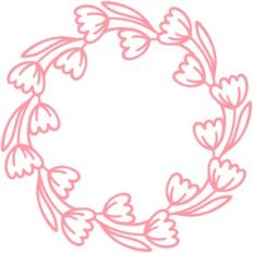 Tulip Floral Wreath