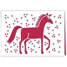 Horse Greetings Card