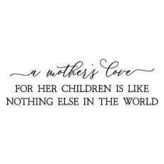 a mother's love for her children is like nothing else