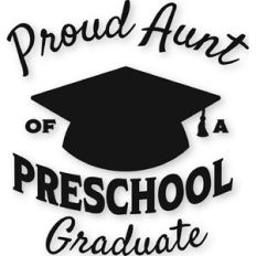 Preschool - Proud aunt