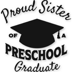Preschool - Proud sister