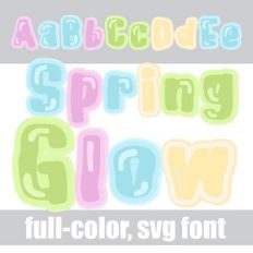 Spring Glow Color Font