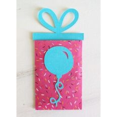 birthday balloon gift card holder