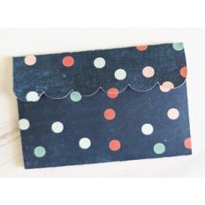 scallop edge gift card envelope