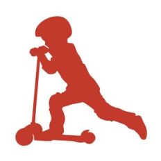 Boy on Scooter