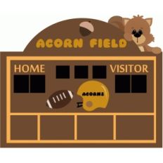 football scoreboard nuts for football